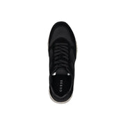 Guess Schwarze, sportliche Herren-Sneaker zum Hineinschlüpfen mit elegantem, modernem Design und Wildleder- sowie Synthetik-Overlays.