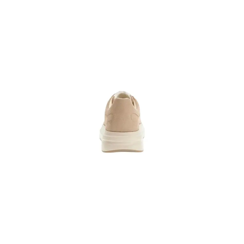 Beiges Wildleder Guess Herren-Sneaker mit sportlichem Slip-on-Design und klobiger, cremefarbener Gummisohle