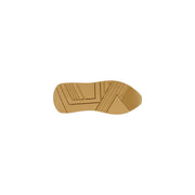 Tan rubber sole with geometric tread pattern and guess branding on guess women platform sneakers beige polyester shoes