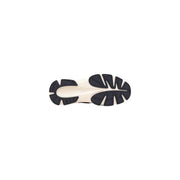 Black and cream rubber sole of guess women platform sneakers bordeaux made of polyester with modern tread pattern