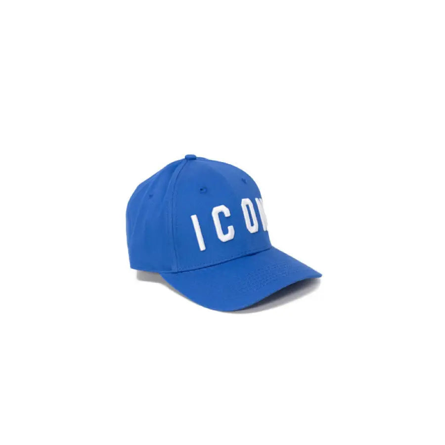 
                      
                        Icon Icon Women wearing Icon Women Cap, blue baseball cap with white letters
                      
                    