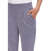 Ichi Damenhose in Grau mit Fischgrätmuster, hohem Bund und elastischem Schnitt aus Polyester-Viskose für Herbst und Winter