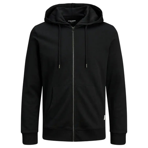 Black Jack & Jones Men zip hoodie sweatshirt with drawstrings and front pockets