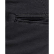 Black denim pocket with neat stitching and subtle texture on jack and jones men cotton trousers black regular fit back side