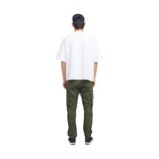 Olive green cargo pants by jack & jones featuring multiple pockets and a relaxed fit for casual wear