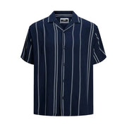 Jack & Jones men shirt with navy and white stripes