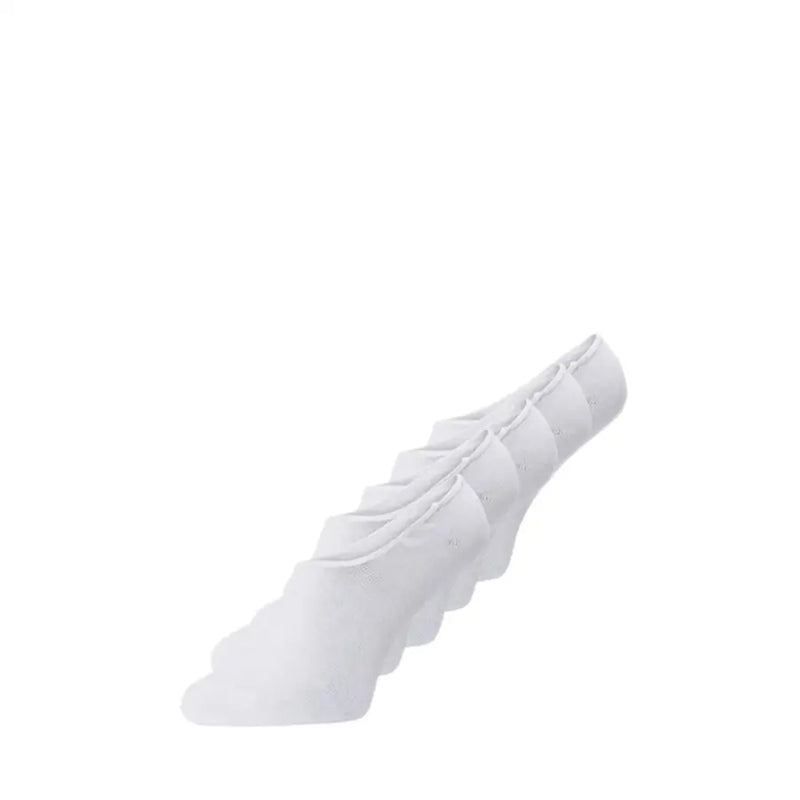 Stack of white no-show socks from Jack & Jones White Men Underwear Fall Winter collection