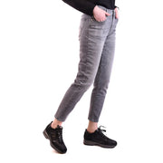 Jacob Cohen Graue Damenjeans in schmaler Passform aus Baumwollmischgewebe mit dezenter Waschung und klassischen Ziernähten