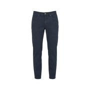 Dunkelblaue Jeans aus Denim mit klassischem Five-Pocket-Design und dezenten Ziernähten von Jeckerson Herrenhosen