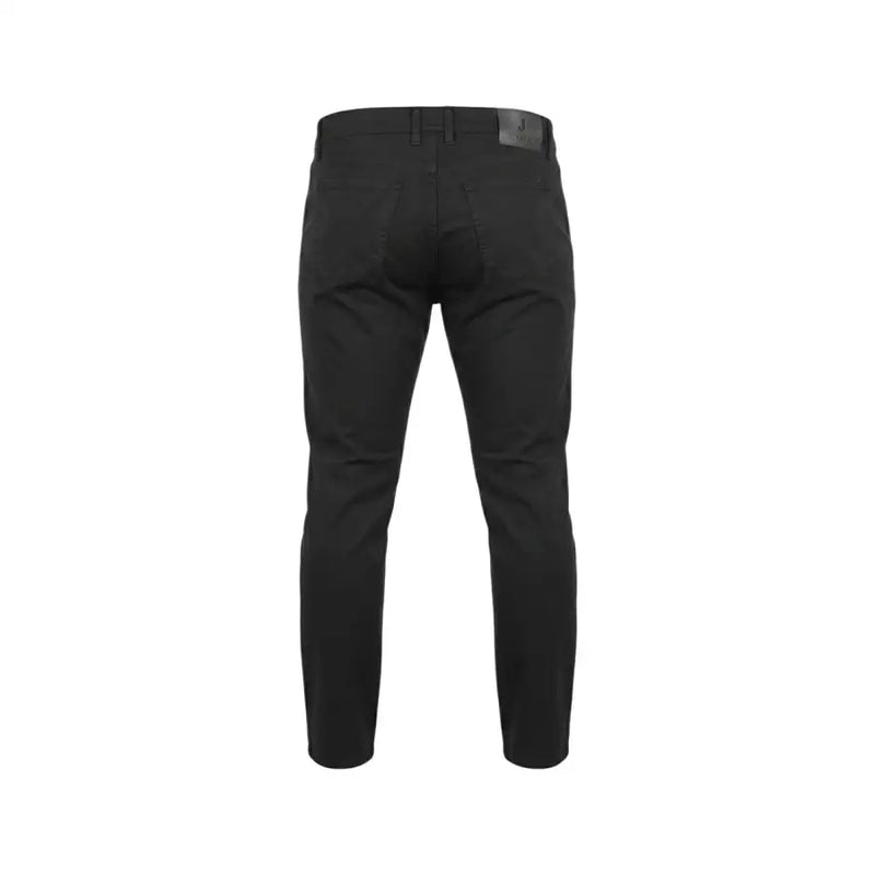 Schwarzer Slim-Fit Jeckerson Herrenhose mit elegantem, modernem Design und dezenten Ziernähten