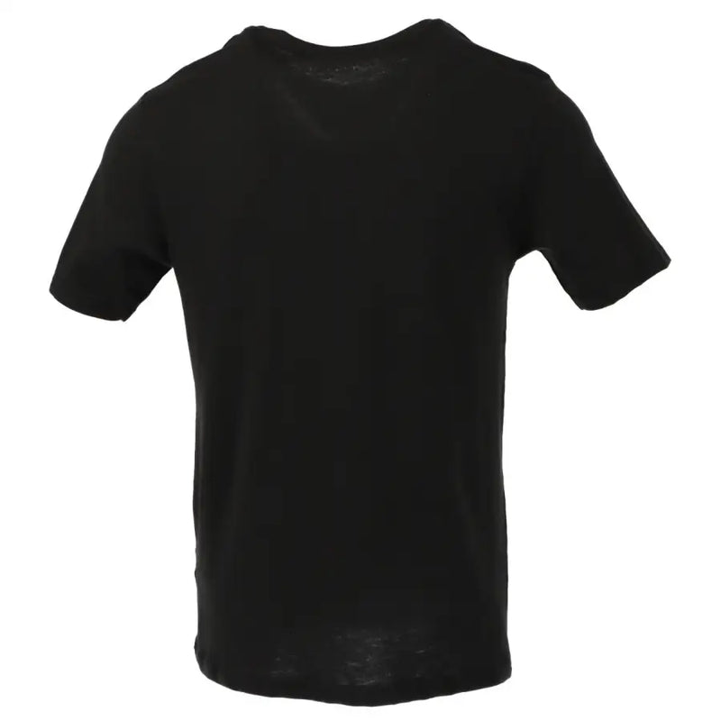 Jeckerson Herren, schwarz, schmal geschnitten t-shirt mit Rundhalsausschnitt, kurzen Ärmeln und dezenter Struktur aus weichem Stoff