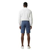 Jeckerson Jayden Slim-Fit-Shorts für Herren in blauem Chino-Stil mit klassischer Passform und dezenten Ziernähten, Vorderansicht