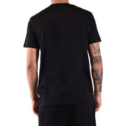 Schwarzes Kurzarmshirt mit Rundhalsausschnitt t-shirt von Karl Lagerfeld aus Baumwolle, für Herren-Freizeitkleidung