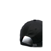 Schwarze Kenzo Herren-Baseballkappe aus Baumwolle mit strukturierter Stoffkrone und verstellbarem Riemen, Ansicht von der Rückseite