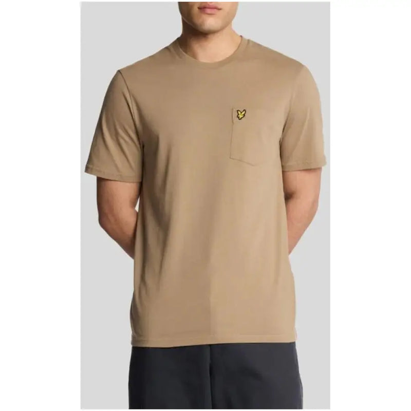 Khaki T-shirt with chest pocket from Lyle & Scott Men’s Pink Printed T-Shirt collection