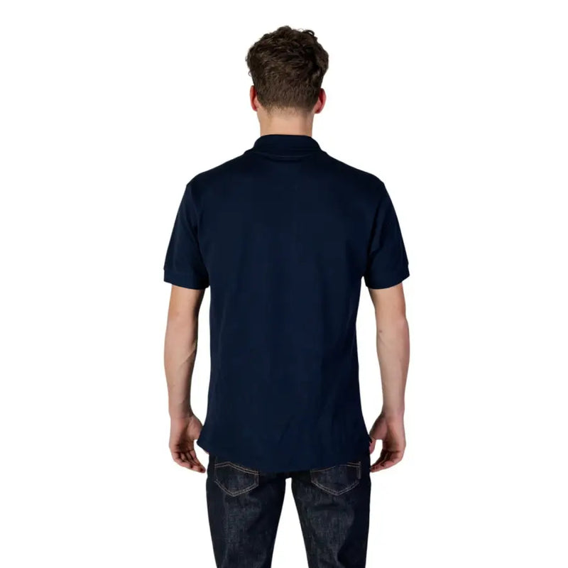 Lacoste Herren-Poloshirt, dunkelblau, Baumwolle, Kurzarm, mit klassischem Kragen und gerippten Bündchen