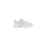 Lacoste Herren-Sneaker, weiß, mit Mesh- und Synthetik-Overlays und einer markanten, strukturierten Sohle aus Polyester und Polyurethan, E03286