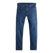 Levi’s men blue cotton linen jeans 28833-1539 in dark blue denim with classic five-pocket design and subtle thigh fading