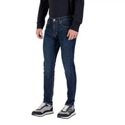Levi's Slim-Fit-Jeans für Herren aus dunkelblauem Denim mit klassischem Five-Pocket-Design, Vorderansicht