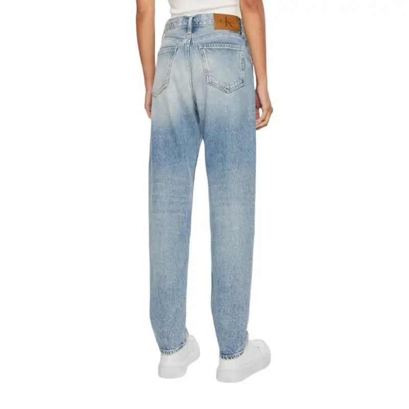 Light blue denim jeans for women displayed in a product image