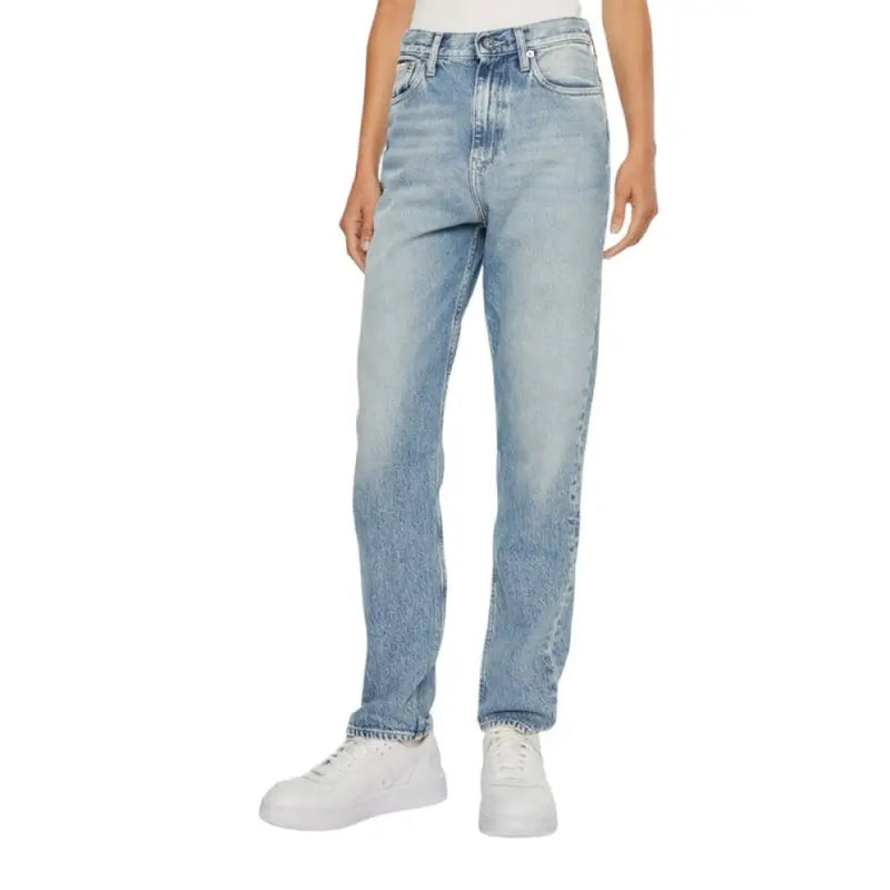 Light Wash Denim Jeans for Women showcasing classic light blue color and off-duty style