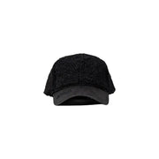 Black textured polyurethane baseball cap with smooth brim from Liu Jo Fall Winter collection