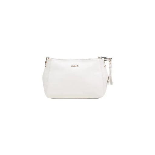 White Liu Jo crossbody bag in sleek leather with silver hardware