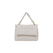 White leather shoulder bag with chain strap from Liu Jo Black Polyester Handbag collection