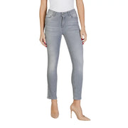 Liu Jo Damen-Jeans in Grau mit heller Waschung und schmaler Passform und dezenter Auswaschung