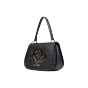Black Shoulder Bag with Gold-Tone M Logo from Love Moschino for Elegant Style