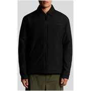 Schwarze Givenchy-Jacke mit dezent gesticktem Logo auf der Brust, Lyle & Scott Herrenblazer, schwarze Polyesterjacke mit Reißverschluss, JK2334V
