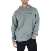 Lyle & Scott Herren-Hoodie aus bordeauxfarbener Baumwolle, meliertes Grau, langärmelig, mit aufgesticktem Pfadfinderstern-Logo auf der Brust