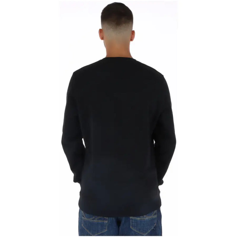 Lyle & Scott Schwarzes Herren-Sweatshirt aus Baumwolle mit langen Ärmeln und Rundhalsausschnitt für die Freizeit.