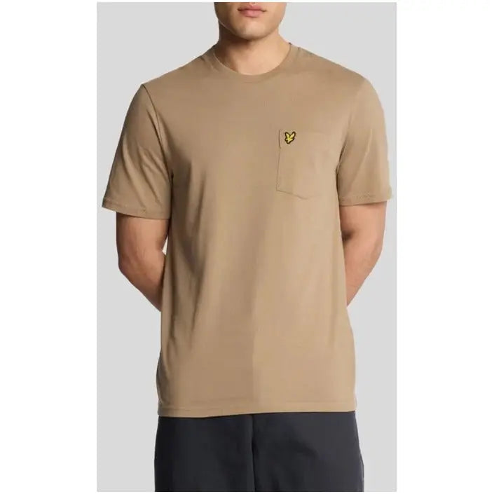 Khaki T-shirt with chest pocket from Lyle & Scott Men’s Pink Printed T-Shirt collection