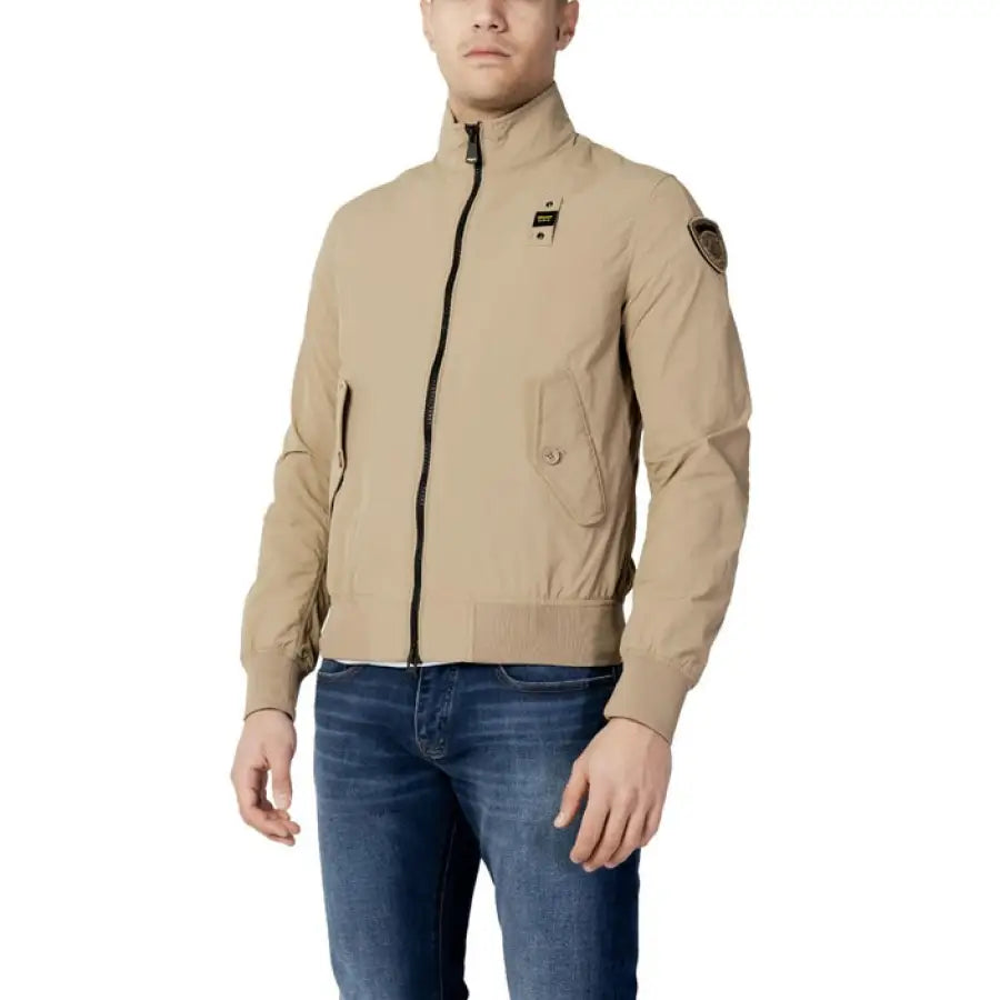 Blauer - Men Jacket - beige / M - Clothing Jackets