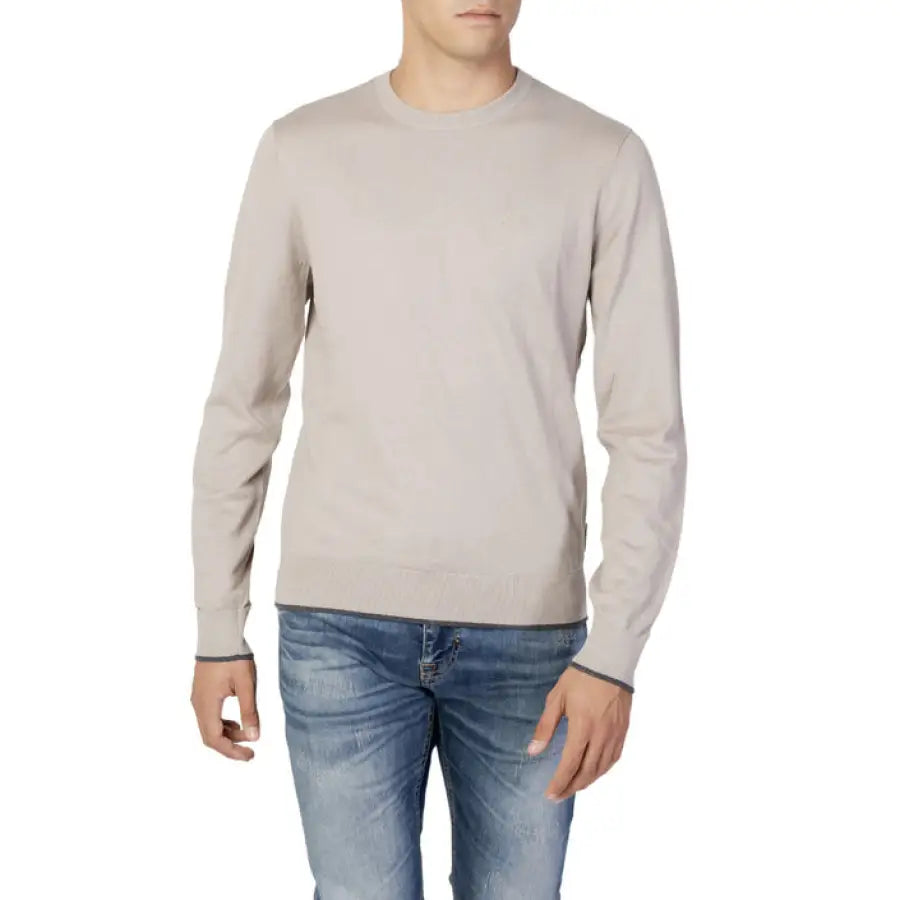 Armani Exchange - Men Knitwear - beige / S - Clothing