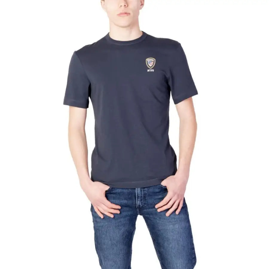 
                      
                        Blauer - Men T-Shirt - blue / UNICA - Clothing T-shirts
                      
                    