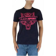 Plein Sport - Männer T-Shirt - blau / S - Bekleidung T-Shirts