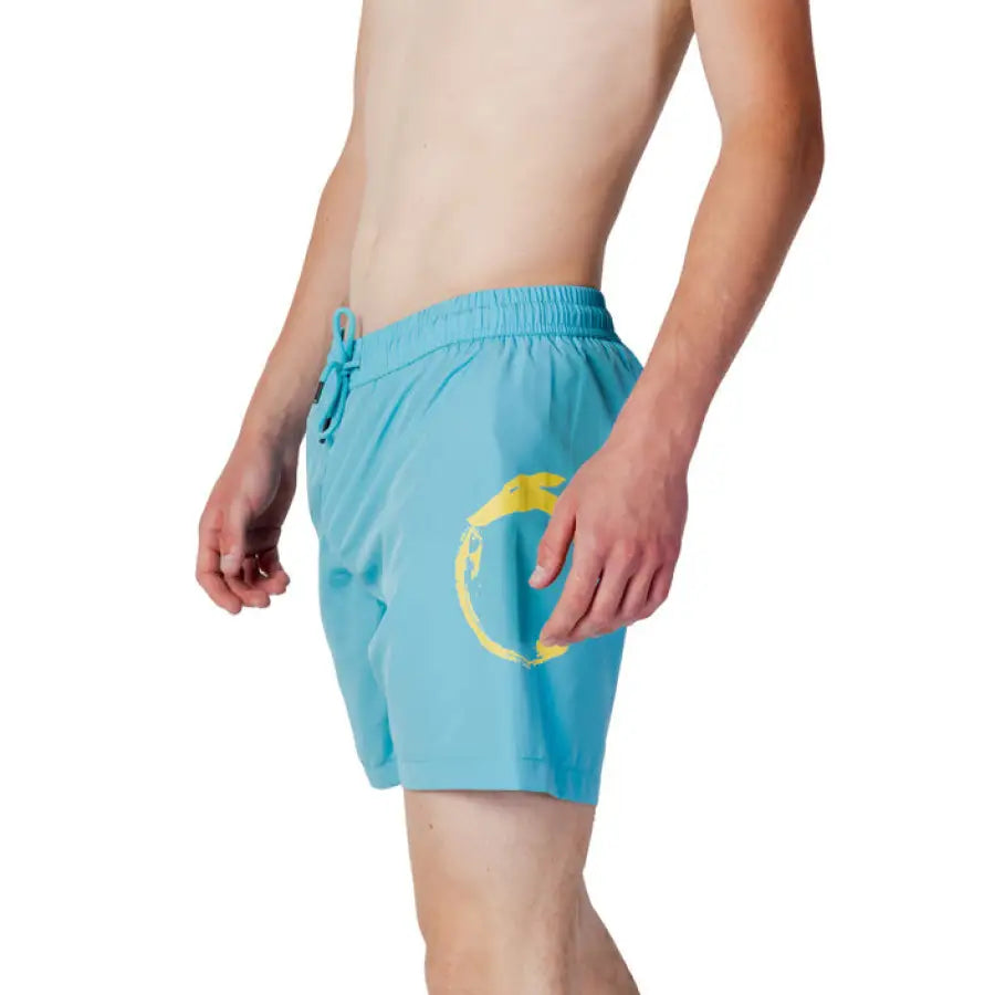 Trussardi Beachwear - Men Swimwear - light blue / S -