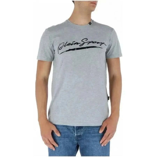 Plein Sport - Männer T-Shirt - grau / S - Bekleidung T-Shirts