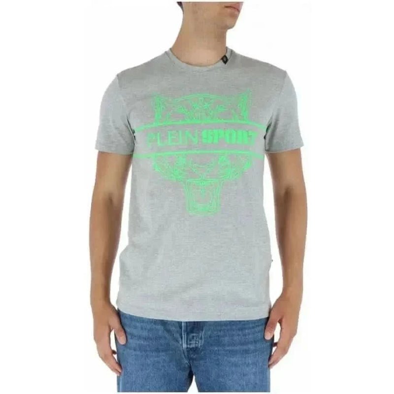 Plein Sport - Männer T-Shirt - grau / S - Bekleidung T-Shirts