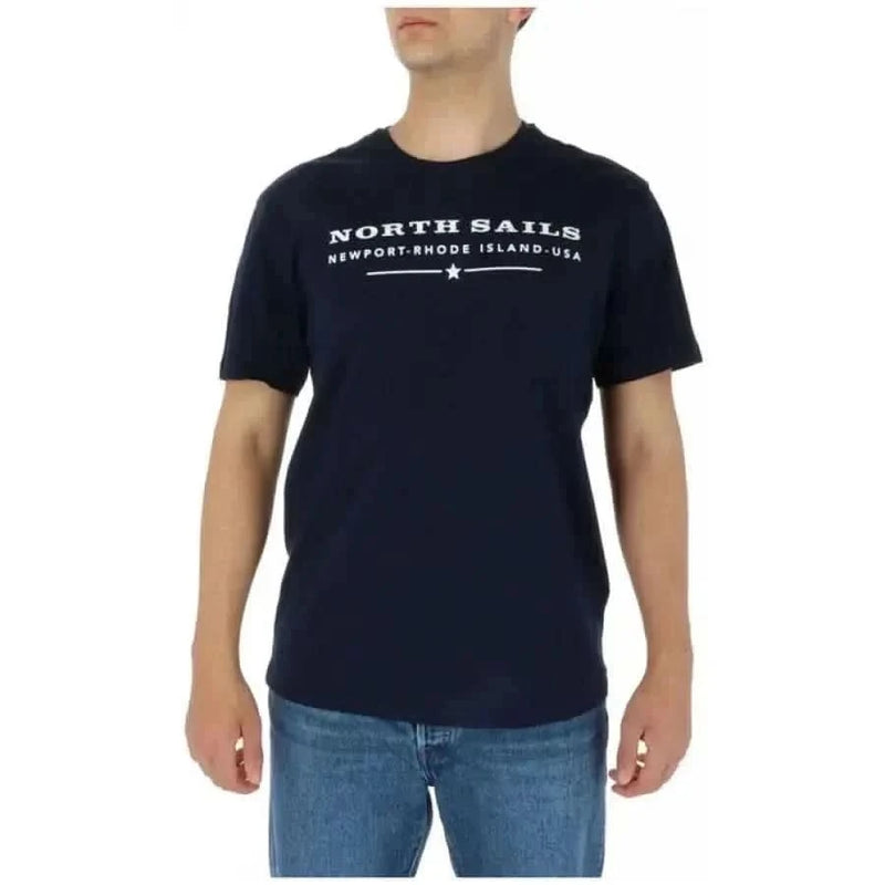 North Sails - Männer T-Shirt - blau / S - Bekleidung T-Shirts