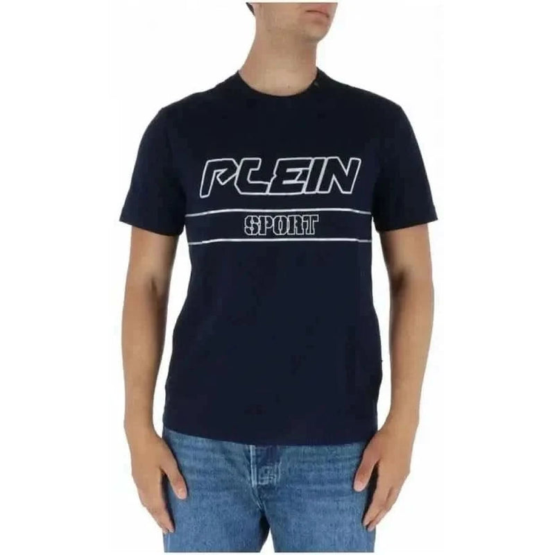 Plein Sport - Männer T-Shirt - blau / S - Bekleidung T-Shirts