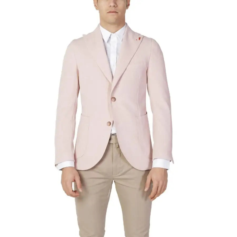 Mulish - Men Blazer - pink / 46 - Clothing