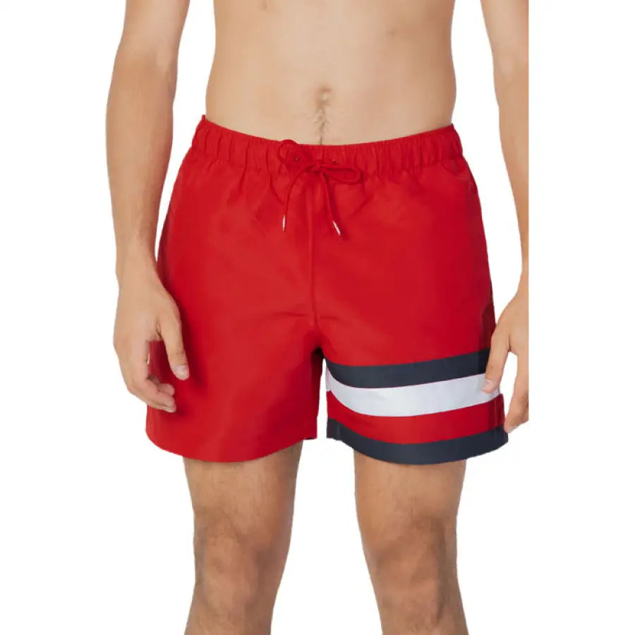 Tommy Hilfiger Jeans - Men Swimwear - red / S - Clothing