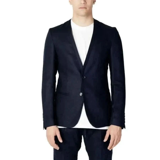 Antony Morato Men Blazer: Man in suit and white T-shirt