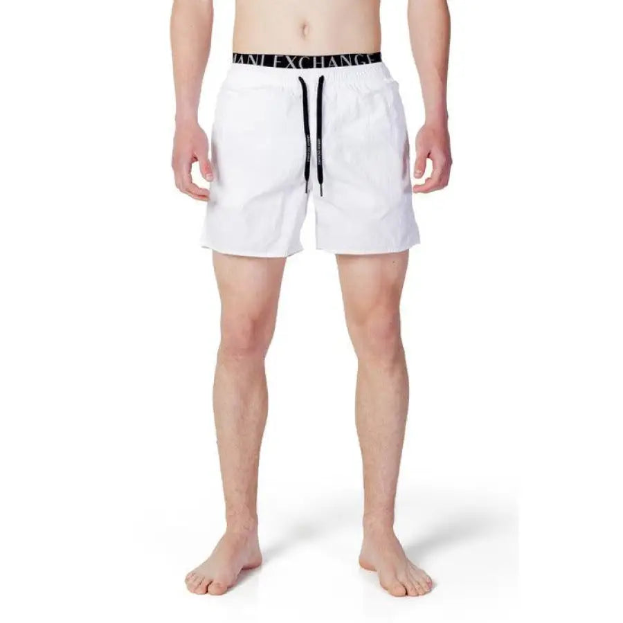 Armani Exchange - Men Swimwear - white / S - Clothing