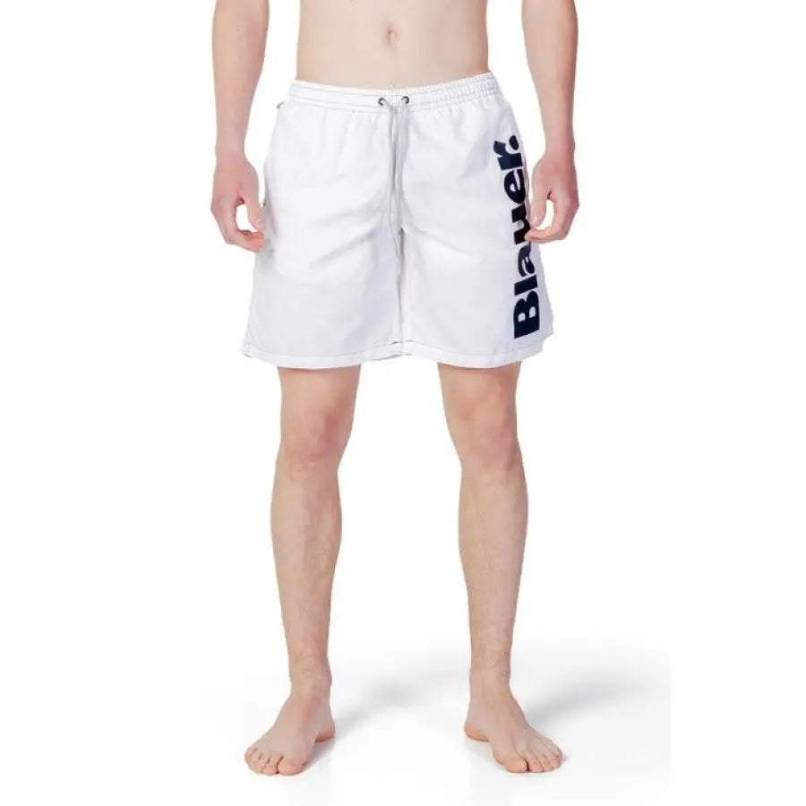 Blauer - Men Swimwear - white / S - Clothing