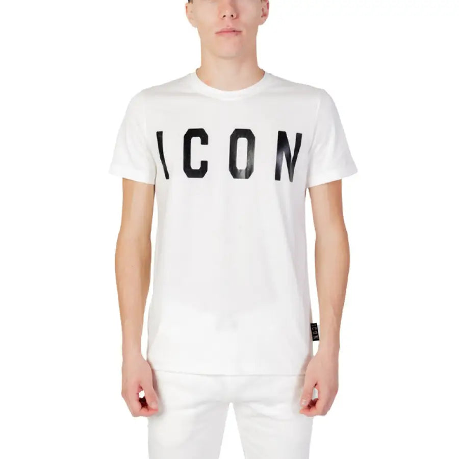 Icon Icon Men T-Shirt featuring man in white ’NO’ print men t shirt