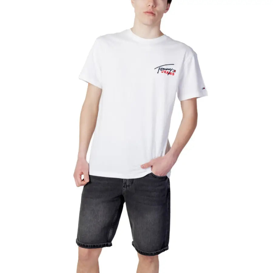 Tommy Hilfiger Jeans - Men T-Shirt - white / XS - Clothing